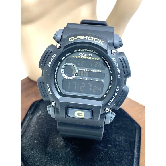 Casio Men's Watch G-Shock DW9052 Black Resin Digital Illuminator 44mm Sport 3232
